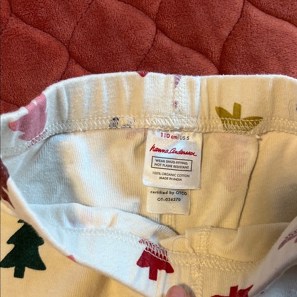 Hanna Andersson Multicolor Tree Print Kids Pajama Set - Picture 3 of 3